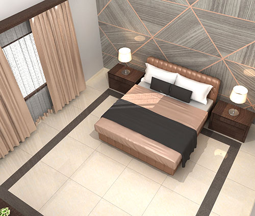 Bedroom Tiles & Wallpaper